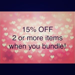 **BUNDLE and SAVE!!